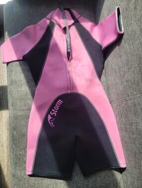 Storm Pink and Black Wetsuit